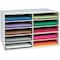 Pacon Classroom Keepers 12 x 18 Construction Paper Storage, 10-Slot, White P001316 - alternate 2